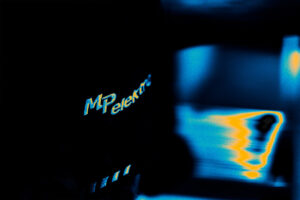 Kreatives Bild vom Logo von MP Elektro